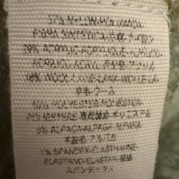 Free People Olive Green Wool Sweater - Picture 9 of 9